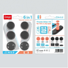 iPega SW2026B Thumb Grips JoyCon Kontroller Nintendo Switch 2-höz 6db Fekete - 3. kép