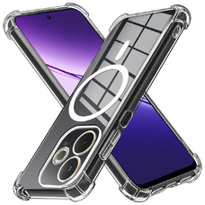  Techsuit - Ütésálló Átlátszó Szilikon MagSafe - Oppo A5 Pro 4G / A5 Pro 5G - Átlátszó tok