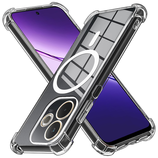 Techsuit - Ütésálló Átlátszó Szilikon MagSafe - Oppo A5 Pro 4G / A5 Pro 5G - Átlátszó tok Techsuit - Ütésálló Átlátszó Szilikon MagSafe - Oppo A5 Pro 4G / A5 Pro 5G - Átlátszó tok