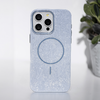 Glitter Vékony Mágneses tok iPhone 16e-hez kék tok - 0. kép
