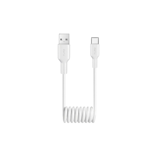 Puro spirál Type-C USB kábel 10W 1m - fehér