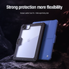 Nillkin Bumper PRO Protective Stand tok több szögben iPad Pro 11 2024 számára Zafírkék tok - 1. kép