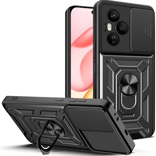  Techsuit - CamShield sorozat - Honor 400 Pro - Fekete tok