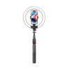 Blavec Selfie Körfényt lámpa Alumínium Aura LED RGB Körfény P50 25cm állvány + távirányító + 2,3 méter (RLP50-TRB23) fekete - 4. kép