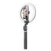 Blavec Selfie Ring lámpa Aura LED Ring P55 25cm állvány + távirányító + 2,3 méter (RLP55-TRB23) fekete - 4. kép