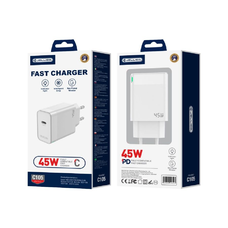 JELLICO hálózati töltő C105 GaN PD 45W 1xUSB-C Fehér