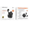 Borofone TWS Bluetooth Fülhallgató BW88 Deep Rhyme fekete - 3. kép