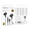 Borofone Vezetékes Fülhallgató BM100 Pro Fuente mikrofonnal Type C (DAC) fekete - 4. kép
