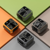  Techsuit - Prémium Hordozható Mini Ventilátor (Z13) - Power Bankkal, Újratölthető, 5 Szélsebesség, Övcsat, 10000mAh - Szürke - 3. kép