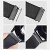 DUX DUCIS Milanese rozsdamentes acél mágneses szíj 22 mm fekete - 2. kép