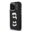 Karl Lagerfeld Grained PU K&CH Heads tok iPhone 16 Pro Max fekete - 0. kép