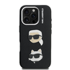 Karl Lagerfeld Grained PU K&CH Heads tok iPhone 16 Pro Max fekete - 1. kép