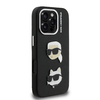 Karl Lagerfeld Grained PU K&CH Heads tok iPhone 16 Pro Max fekete - 2. kép