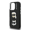 Karl Lagerfeld Grained PU K&CH Heads tok iPhone 16 Pro Max fekete - 3. kép