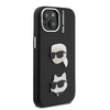 Karl Lagerfeld Grained PU K&CH Heads iPhone 15 tok - 2. kép
