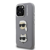 Karl Lagerfeld Grained PU K&CH Heads tok iPhone 16 Pro Max-hoz Szürke - 0. kép