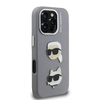 Karl Lagerfeld Grained PU K&CH Heads tok iPhone 16 Pro Max-hoz Szürke - 2. kép