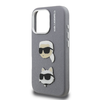 Karl Lagerfeld Grained PU K&CH Heads tok iPhone 16 Pro Max-hoz Szürke - 3. kép