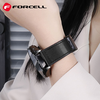 FORCELL F-DESIGN FS20 mágneses öko bőr szíj Samsung Galaxy Watch 22 mm fekete - 0. kép