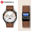 FORCELL F-DESIGN FS20 mágneses öko bőrszíj SAMSUNG Watch 22 mm barna - 1. kép