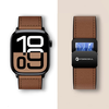 FORCELL F-DESIGN FA21 eco bőrszíj Apple Watch 42 / 44 / 45 / 49 mm barna - 0. kép