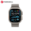 FORCELL F-DESIGN FA11 rozsdamentes acél szíj Apple Watch 42/44/45/49 mm ezüst - 0. kép