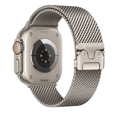 FORCELL F-DESIGN FA11 rozsdamentes acél szíj Apple Watch 42/44/45/49 mm ezüst
