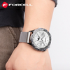FORCELL F-DESIGN FS11 mágneses rozsdamentes acél szíj SAMSUNG Watch-hoz 20 mm ezüst - 0. kép