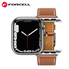 FORCELL F-DESIGN FA20 mágneses eco bőr szíj Apple Watch 42 / 44 / 45 / 49 mm piros - 3. kép