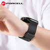 FORCELL F-DESIGN FA11 rozsdamentes acél szíj APPLE Watch 42 / 44 / 45 / 49 mm fekete - 0. kép