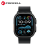 FORCELL F-DESIGN FA11 rozsdamentes acél szíj APPLE Watch 42 / 44 / 45 / 49 mm fekete - 2. kép