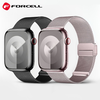 FORCELL F-DESIGN FA14 mágneses rozsdamentes acél szíj Apple Watch 38 / 40 / 41 mm fekete - 1. kép