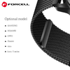 FORCELL F-DESIGN FS11 mágneses rozsdamentes acél óraszíj SAMSUNG Watch 22 mm fekete - 0. kép