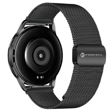 FORCELL F-DESIGN FS11 mágneses rozsdamentes acél óraszíj SAMSUNG Watch 22 mm fekete