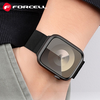 FORCELL F-DESIGN FA14 mágneses rozsdamentes acél szíj az APPLE Watch 42 / 44 / 45 / 49 mm-es modellekhez fekete - 0. kép