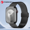 FORCELL F-DESIGN FA14 mágneses rozsdamentes acél szíj az APPLE Watch 42 / 44 / 45 / 49 mm-es modellekhez fekete - 1. kép