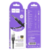 HOCO kábel AUX Audio Jack 3,5 mm - Lightning 8-pin UPA27 1,2 m fekete - 4. kép