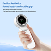  Techsuit - Prémium Mini Kézi Ventilátor (A9) - LED Digitális Kijelzővel, USB-C Újratölthető, 5 Szélsebesség, 5000mAh - Rózsaszín - 0. kép