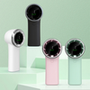  Techsuit - Prémium Mini Kézi Ventilátor (A8) - LED Digitális Kijelzővel, USB-C Tölthető, 5 Szélsebesség, 3600mAh - Rózsaszín - 0. kép