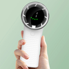  Techsuit - Prémium Mini Kézi Ventilátor (A8) - LED Digitális Kijelzővel, USB-C Tölthető, 5 Szélsebesség, 3600mAh - Rózsaszín - 2. kép