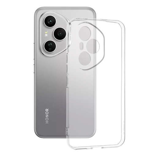 Techsuit - Átlátszó Szilikon - Honor 400 Pro - Átlátszó tok Techsuit - Átlátszó Szilikon - Honor 400 Pro - Átlátszó tok