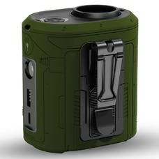  Techsuit - Prémium Hordozható Mini Ventilátor (Z14) - Power Bankkal, Újratölthető, 5 Szélerősséggel, Övcsattal, 5000mAh - Zöld