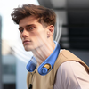  Techsuit - Nyakventilátor (S9) - Hordozható, digitális kijelzővel, 3 szélsebességgel, 5200mAh, 5800RPM - Kék - 3. kép
