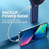  Techsuit - Prémium Mini Kézi Ventilátor (M12) - LED digitális kijelzővel, USB-C tölthető, 6 szélsebesség, 5000mAh - Kék - 0. kép