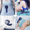 Techsuit - Prémium Mini Kézi Ventilátor (M12) - LED digitális kijelzővel, USB-C tölthető, 6 szélsebesség, 5000mAh - Kék - 3. kép