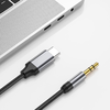  Techsuit - Prémium Kábel Adapter SoundShell (AC9) - USB-C-ről 3,5 mm-es Jack-re, DAC Chip, 16bit/48Khz, 1,5m - Szürke - 0. kép