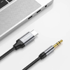  Techsuit - Prémium Kábel Adapter FuseXound (AC11) - Type-C - 3.5mm Jack, Hi-Fi Minőség, DAC Chip, PVC, 0.5m - Szürke - 0. kép