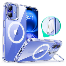  ESR - Classic Hybrid HaloLock Kickstand - iPhone 16 Plus - Átlátszó tok