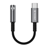  Techsuit - Prémium Kábel Adapter SonicPiX (AC14) - Type-C to 3.5mm Jack, 3A, DAC Chip, Alumínium, Digitális Dekóder - Szürke - 0. kép