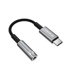  Techsuit - Prémium Kábel Adapter SonicPiX (AC14) - Type-C to 3.5mm Jack, 3A, DAC Chip, Alumínium, Digitális Dekóder - Szürke - 2. kép